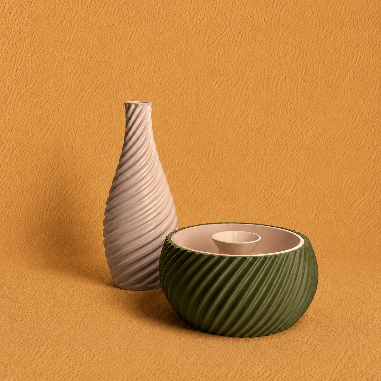 Shell & Seed + Spiral Vase Bundle