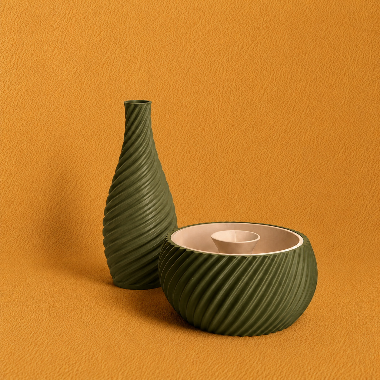 Shell & Seed + Spiral Vase Bundle