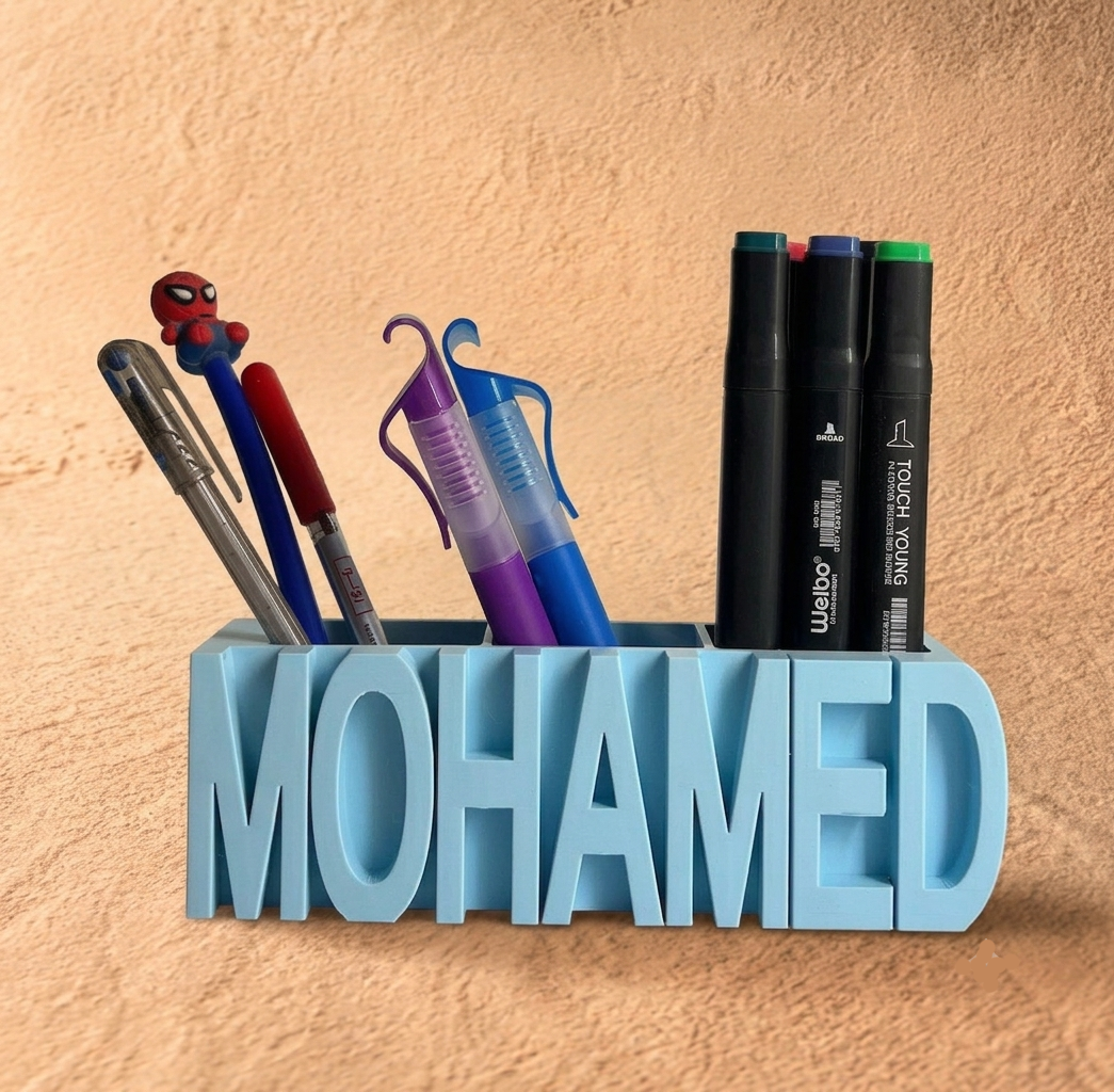 Customized Name Pen Holder