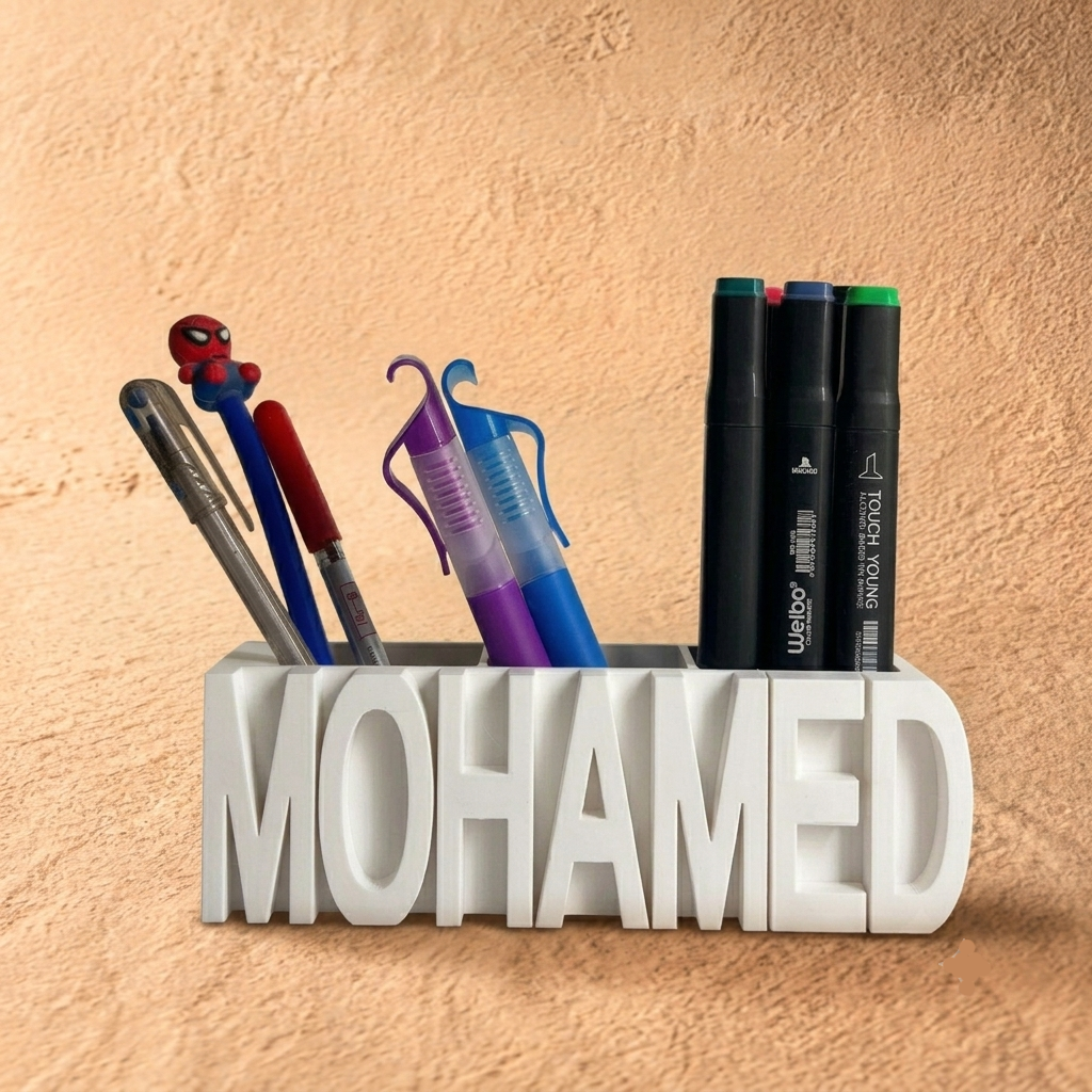 Customized Name Pen Holder