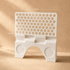 Elegant Quran stand designed to securely hold the Holy Quran, combining functional support with a refined decorative design for prayer and reading spaces, measures